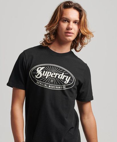 Men's Lightning Workwear T-Shirt mit Logo - Größe: L - Superdry - Modalova