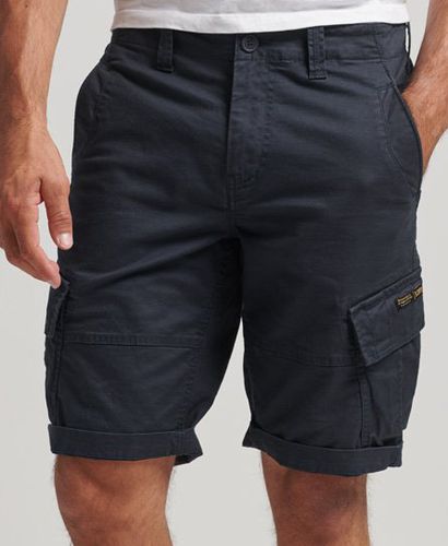 Men's Organic Cotton Core Cargo Shorts / Nordic Chrome - Size: 30 - Superdry - Modalova