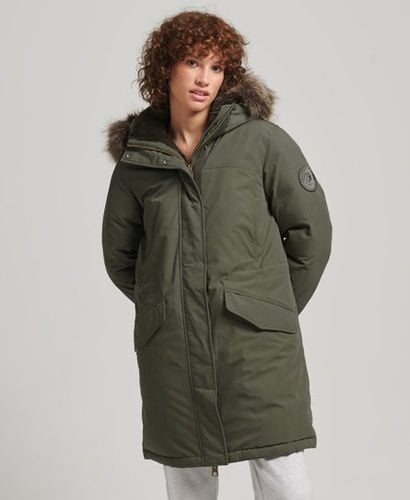 Women's Damen Khaki Everest Daunen-Parka, Größe: 42 - Größe: 42 - Superdry - Modalova