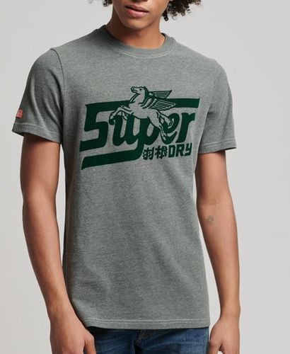 Men's Limited Edition Vintage 06 Rework Classic T-Shirt Dark Grey / Dark Marl - Size: S - Superdry - Modalova