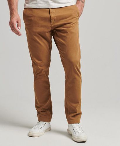 Men's Officer's Slim Chino Trousers / Sandstone - Size: 29/32 - Superdry - Modalova