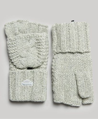 Women's Strickhandschuhe mit Zopfmuster - Größe: One Größe - Superdry - Modalova