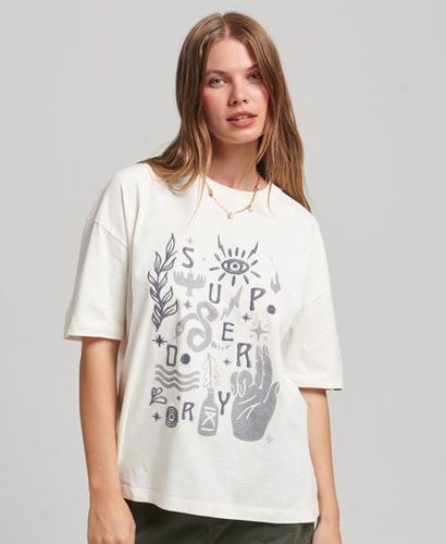 Women's Nomadic Folk T-Shirt / Winter - Size: 6 - Superdry - Modalova