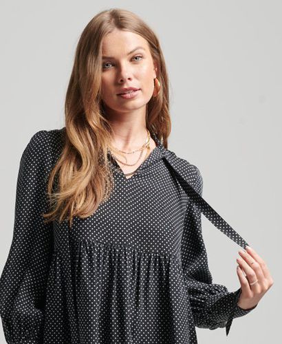 Damen Cupro-Kleid Bedruckt, Größe: 36 - Größe: 36 - Superdry - Modalova