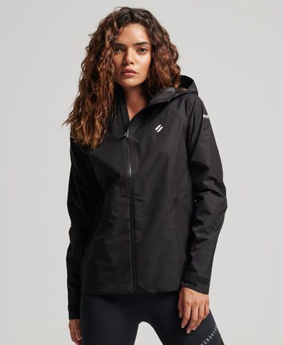Women's Sport Waterproof Jacket Black - Size: 10 - Superdry - Modalova