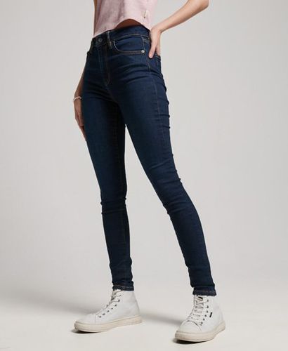 Women's Organic Cotton High Rise Skinny Denim Jeans / Van Dyke Mid Used - Size: 24/30 - Superdry - Modalova