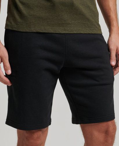 Men's Vintage Logo Embroidered Jersey Shorts Black - Size: L - Superdry - Modalova