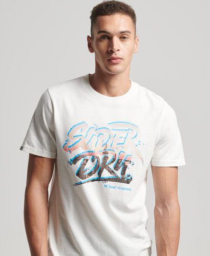 Men's Photographic T-Shirt / Ecru - Size: Xxl - Superdry - Modalova