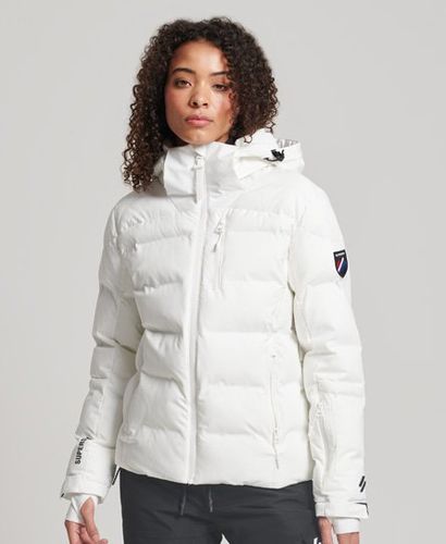 Women's Sport Motion Pro Puffer Jacket White / Optic - Size: 14 - Superdry - Modalova