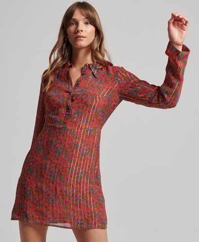 Women's Studios Button Front Dress / Stellar Print - Size: 10 - Superdry - Modalova