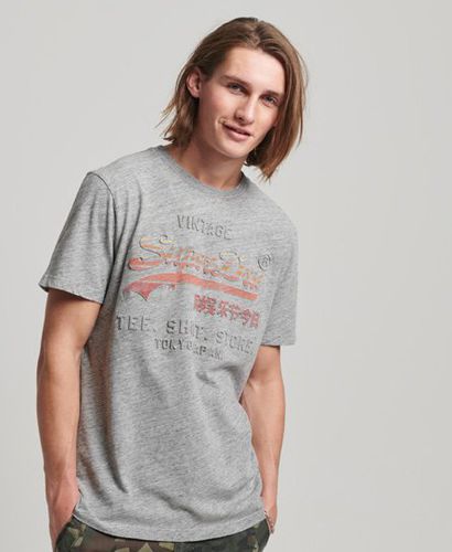 Men's Men's Classic Stripe Vintage Logo Cali T-Shirt, , Size: Xxl - Superdry - Modalova