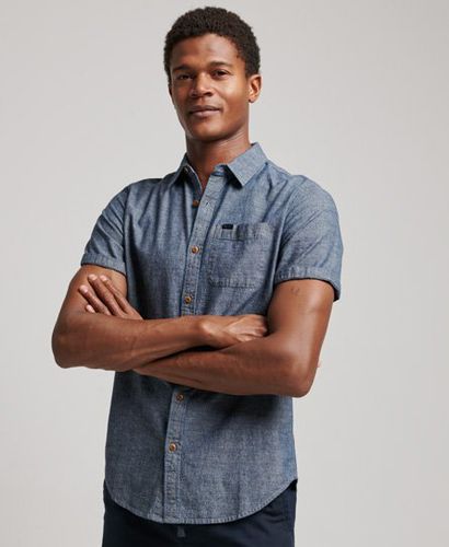 Men's Kurzärmeliges Vintage Loom Hemd - Größe: S - Superdry - Modalova