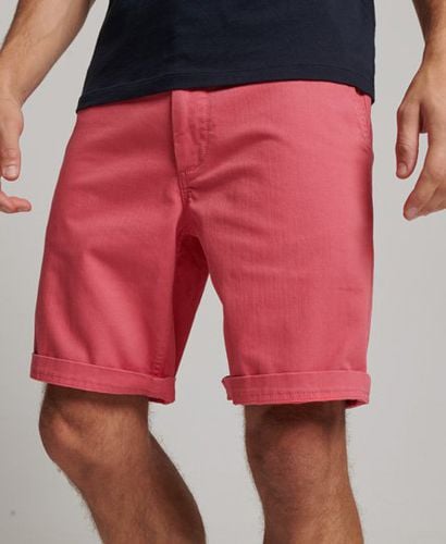 Men's Classic Officer Chino Shorts, Pink, Size: 28 - Superdry - Modalova