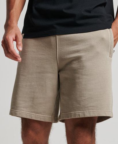 Men's Essential Overdyed Shorts Dark Grey / Stone Dark Grey - Size: Xxl - Superdry - Modalova