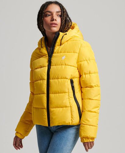Women's Hooded Spirit Sports Puffer Jacket / Nautical - Size: 10 - Superdry - Modalova