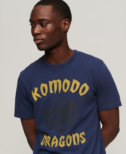 Men's x Komodo Classic Dragon T-Shirt Navy Blue / Richest Navy - Size: XL - Superdry - Modalova