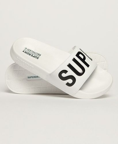 Women's Code Core Pool Sliders White / Optic/black - Size: L - Superdry - Modalova