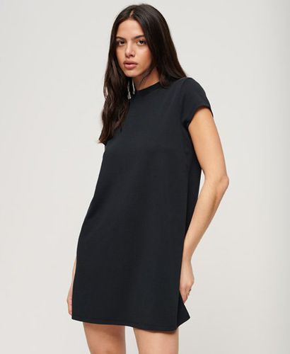 Women's Classic Short Sleeve A-line Mini Dress, Black, Size: 10 - Superdry - Modalova