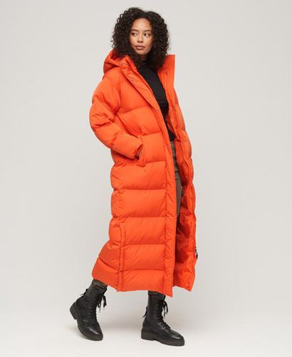 Women's Maxi Hooded Puffer Coat / Bold - Size: 10 - Superdry - Modalova