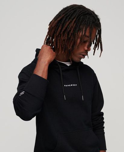 Men's Code Surplus Logo Hoodie Black - Size: S - Superdry - Modalova