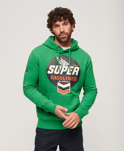 Men's Mens Classic Workwear Logo Graphic Hoodie, Green, Size: S - Superdry - Modalova