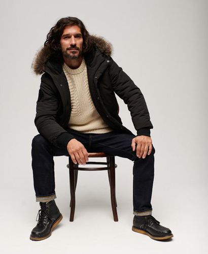 Men's Everest Bomber-Steppjacke mit Kapuze - Größe: M - Superdry - Modalova