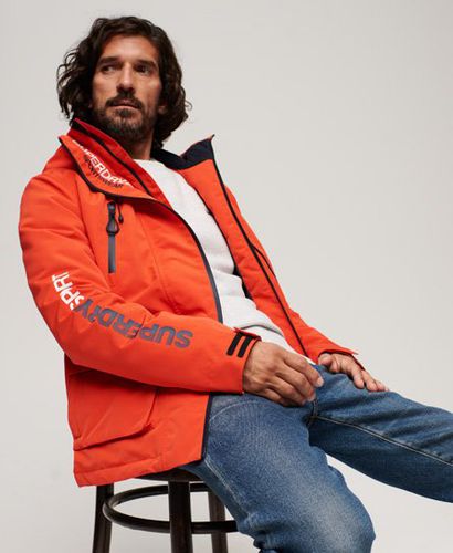 Men's Hooded Ultimate SD Windbreaker Jacket Orange / Bold Orange - Size: XL - Superdry - Modalova