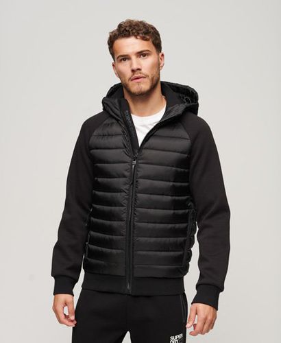 Men's Hooded Storm Hybrid Padded Jacket - Size: M - Superdry - Modalova
