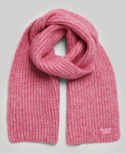 Damen Rosa Schal mit Rippmuster - Superdry - Modalova