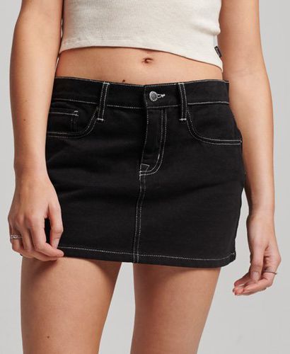 Women's Workwear Mini Skirt Black - Size: 25 - Superdry - Modalova