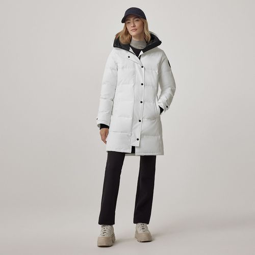 Shelburne Parka mit Black Label (Weiblich, , Einheitsgröβe) - Canada Goose - Modalova