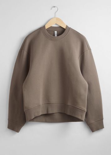 Oversized-Sweatshirt Graubraun, Sweatshirts in Größe XS. Farbe: - & Other Stories - Modalova