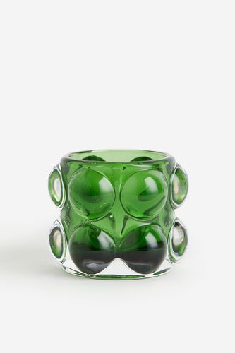 Teelichthalter aus Bläschenglas Grün, Kerzenständer & Kerzenhalter in Größe Onesize. Farbe: - H&m Home - Modalova