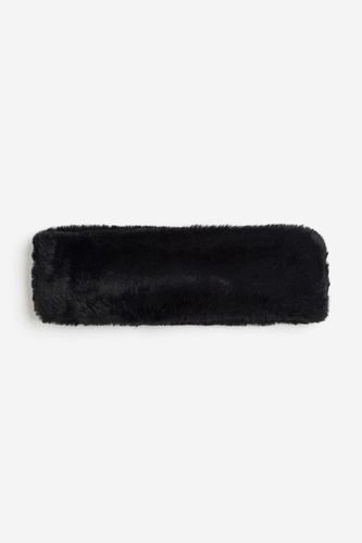 Flauschiges Stirnband Schwarz, Mützen in Größe M/L. Farbe: - H&M - Modalova
