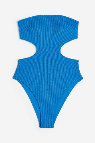 Bandeau-Badeanzug Blau, Badeanzüge in Größe 46. Farbe: - H&M - Modalova