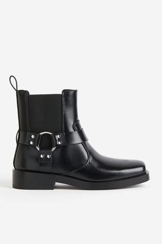 Boots Schwarz, Stiefel in Größe 38. Farbe: - H&M - Modalova
