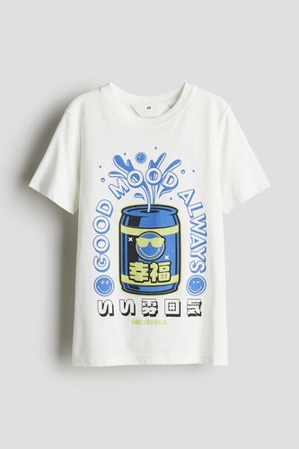 T-Shirt mit Print Weiß/SmileyWorld®, T-Shirts & Tops in Größe 134/140. Farbe: - H&M - Modalova