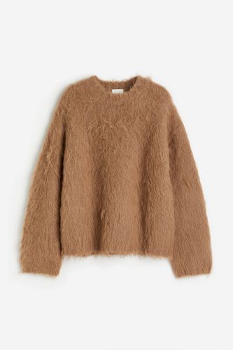 Oversized Pullover Dunkelbeige in Größe L. Farbe: - H&M - Modalova