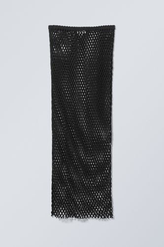 Netzstoffrock aus Baumwolle Schwarz, Röcke in Größe M. Farbe: - Weekday - Modalova