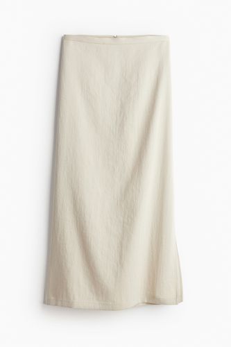 Säulenrock aus Twill Hellbeige, Röcke in Größe 48. Farbe: - H&M - Modalova