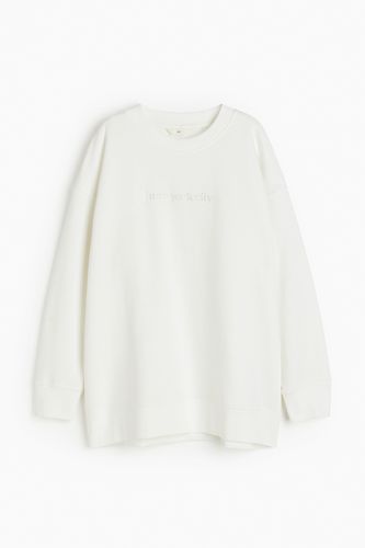Sweatshirt mit Print Weiß/New York City, Sweatshirts in Größe L. Farbe: - H&M - Modalova