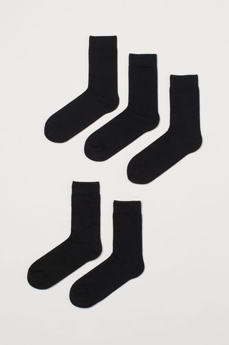 Er-Pack Socken Schwarz in Größe 46/48. Farbe: - H&M - Modalova