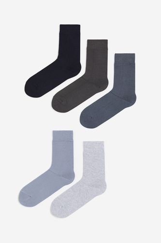 Er-Pack Socken Schwarz/Grau/Blau in Größe 37/39. Farbe: - H&M - Modalova