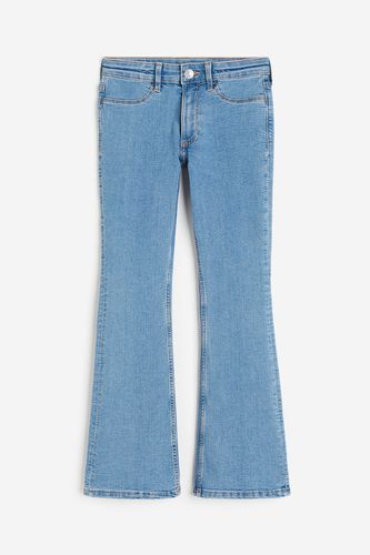 Flared Leg Low Jeans Helles Denimblau in Größe 170. Farbe: - H&M - Modalova