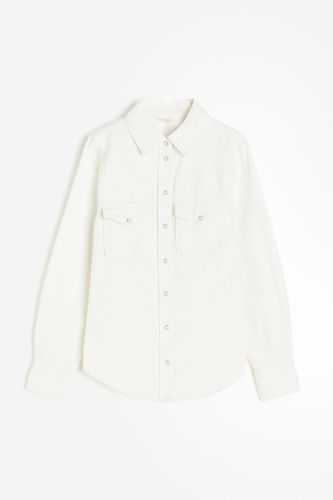 Jeansbluse Weiß, Freizeithemden in Größe 38. Farbe: - H&M - Modalova
