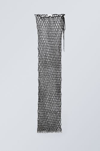 Netzstoffrock mit Perlen Schwarz, Röcke in Größe M/L. Farbe: - Weekday - Modalova