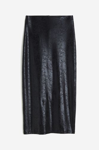 Bleistiftrock mit Coating Schwarz, Röcke in Größe M. Farbe: - H&M - Modalova