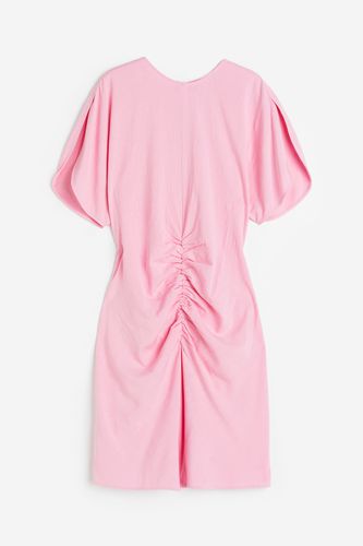 Kleid mit geschlitzten Ärmeln Hellrosa, Alltagskleider in Größe XS. Farbe: - H&M - Modalova