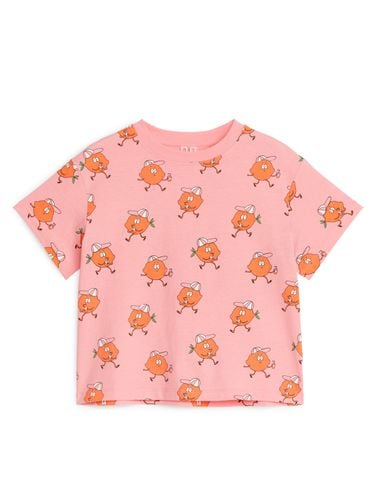 Weit geschnittenes T-Shirt Rosa/Orange, T-Shirts & Tops in Größe 122/128. Farbe: - Arket - Modalova