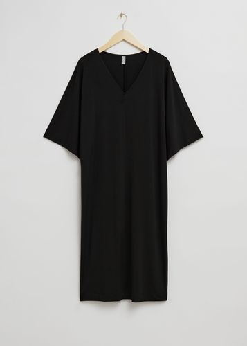 Lockeres Kleid mit Kimonoärmeln Schwarz, Alltagskleider in Größe XS. Farbe: - & Other Stories - Modalova